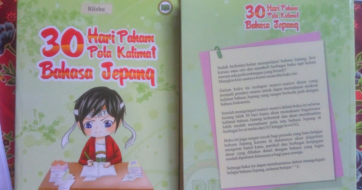Buku 30 Hari Paham Pola Kalimat Bahasa Jepang Cetakan Percobaan Belajar Bahasa Jepang Bersama