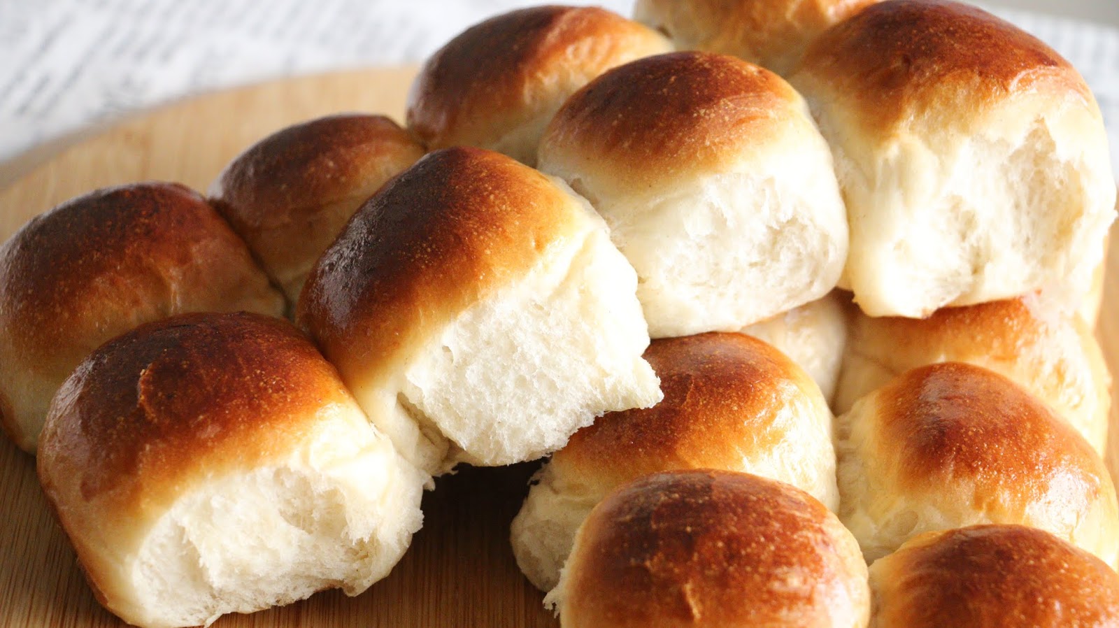 Josephine's Recipes Super Soft & Chewy Dinner Rolls Milk Bread