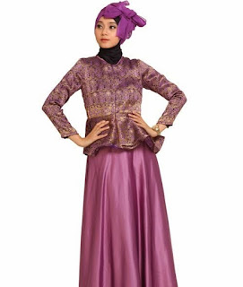 Foto Baju Kebaya Songket Nuansa Muslim Foto Baju Kebaya Songket Nuansa Muslim