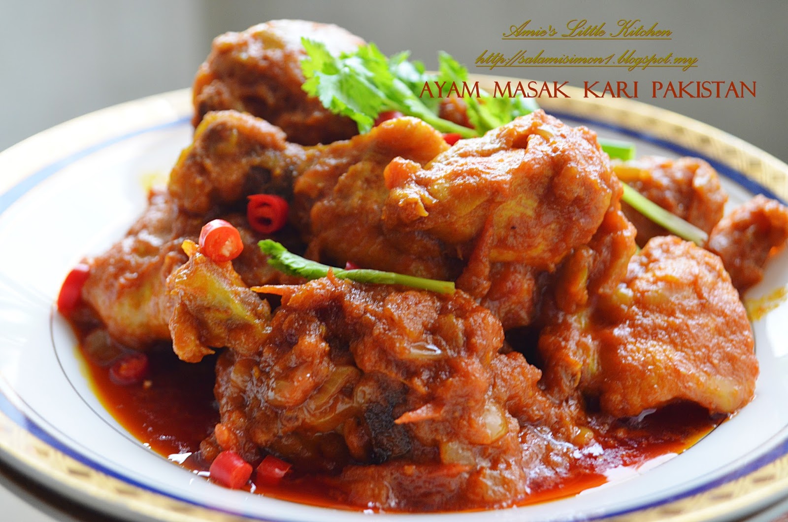 Ayam Masak Kari Pakistan by Amie's Little Kitchen