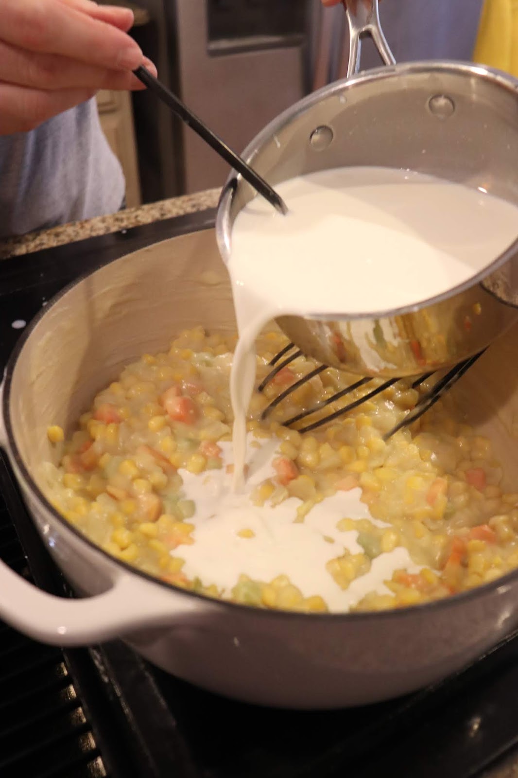 Momfessionals Chicken Corn Chowder