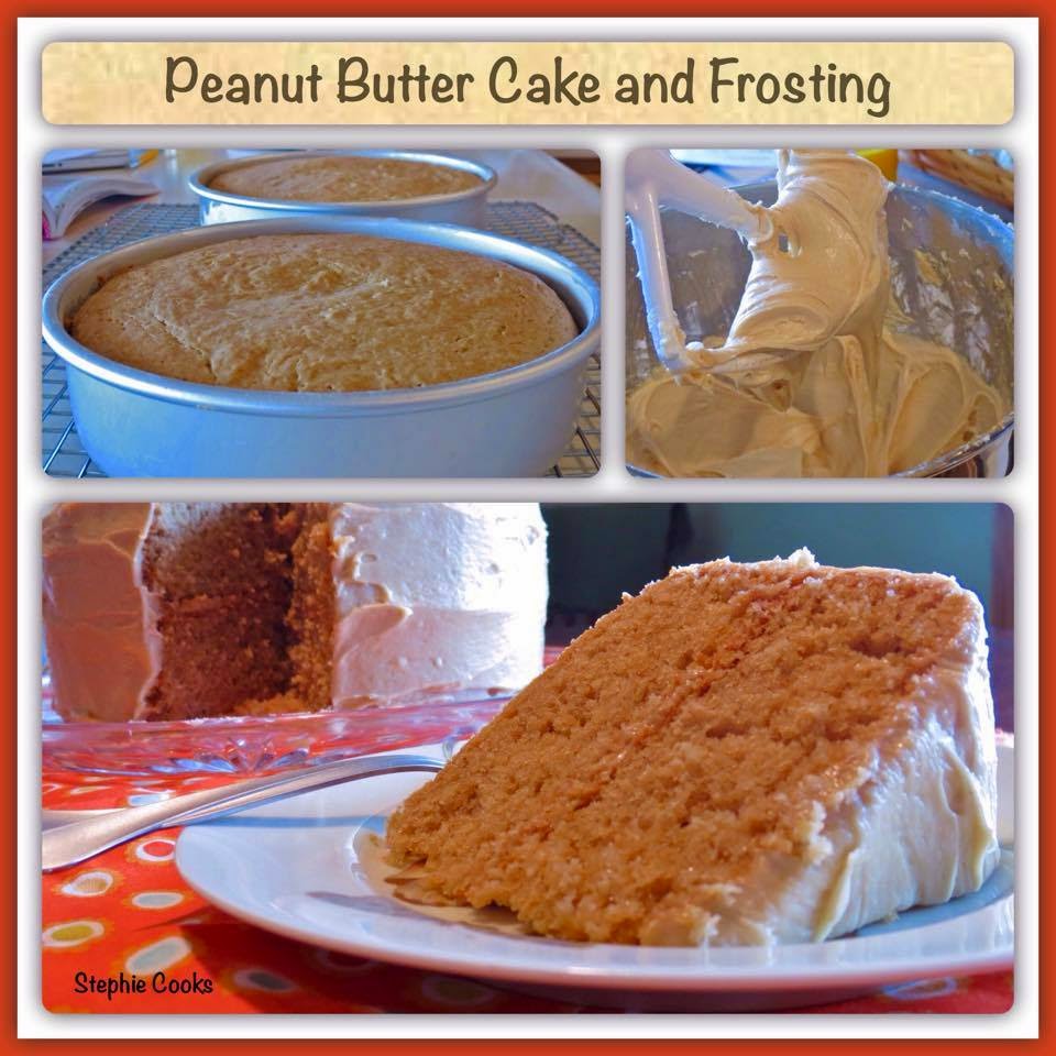 Peanut butter birthday cake