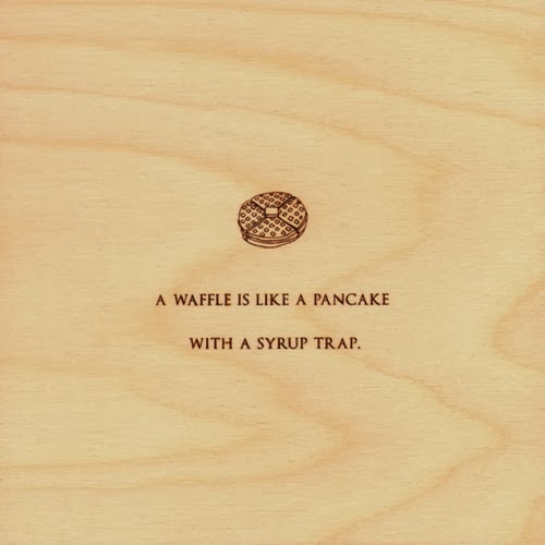 A Waffle is like a pancake with a syrup trap Joke All You Can