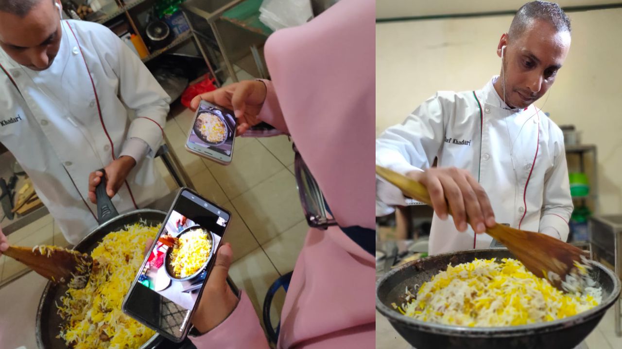 Kelas kursus memasak online zoom youtube UMKM MAPAN Depok bersama chef Youssef
