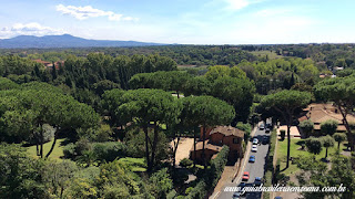 Vista da Via APpia do alto dos Muros Aurelianos