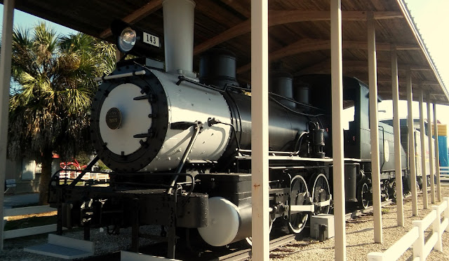 Locomotora de la Atlantic Coast Line en el museo del ferrocarril. Fue construida en 1905 por Baldwin Locomotora de la Atlantic Coast Line en el museo del ferrocarril. Fue construida en 1905 por Baldwin