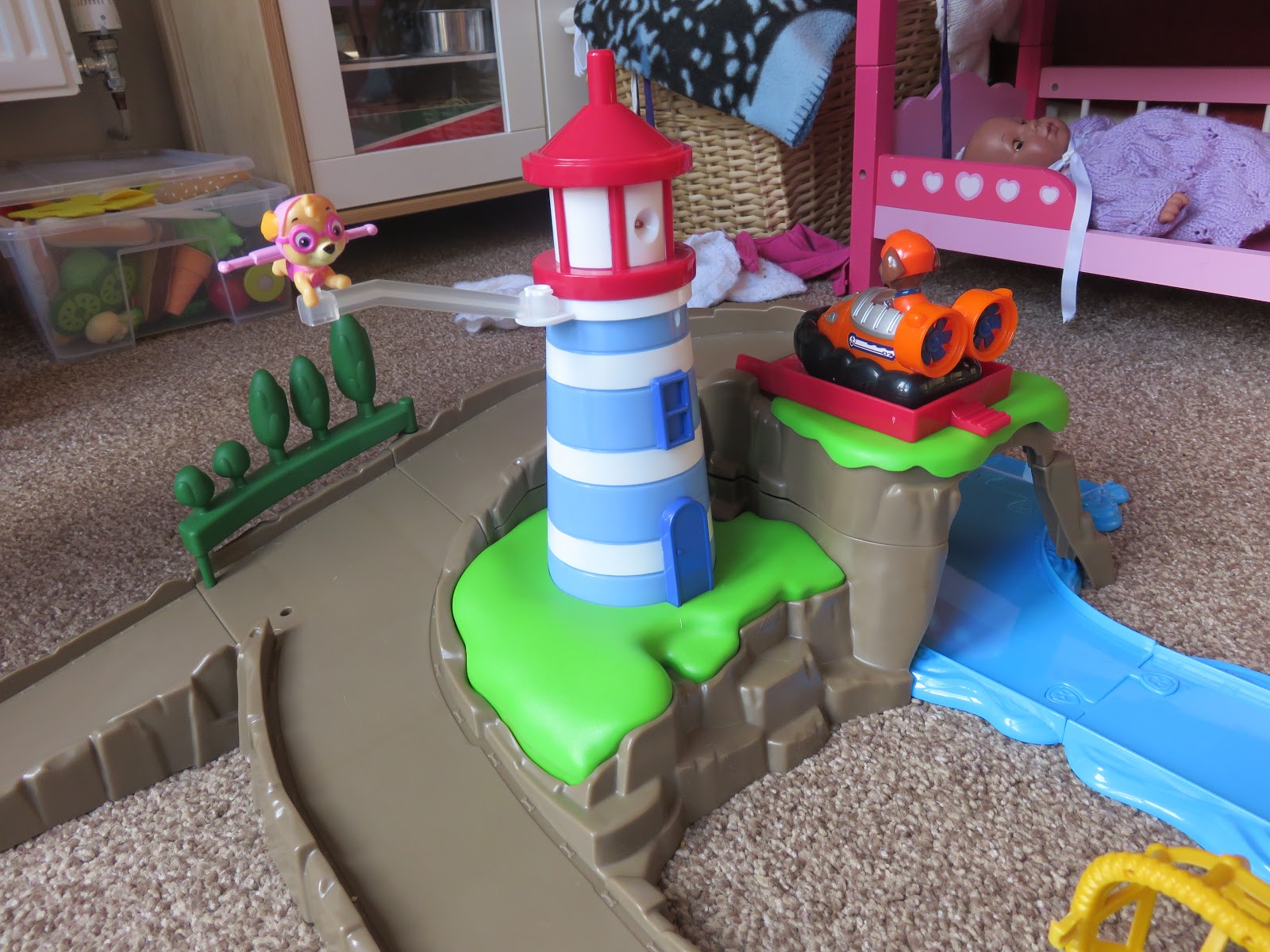 Loving Life with Little Ones: Patrol Rescue Track Sets- Skye's Lighthouse and Marshall's Pet Rescue