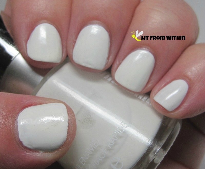 Revlon Spirit, a lovely fast-drying creamy, shiny white.