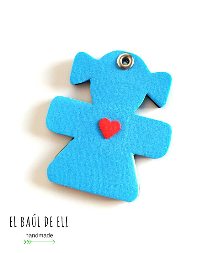 llavero, silueta, goma eva, manualidades fáciles