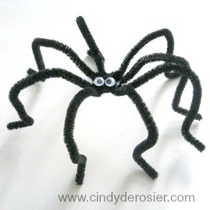 Pipe Cleaner Spiders - Small 