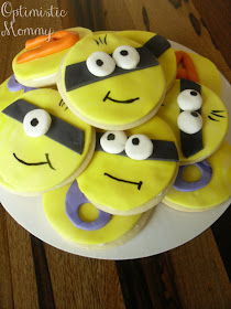 Despicable Me Minion Cookies 