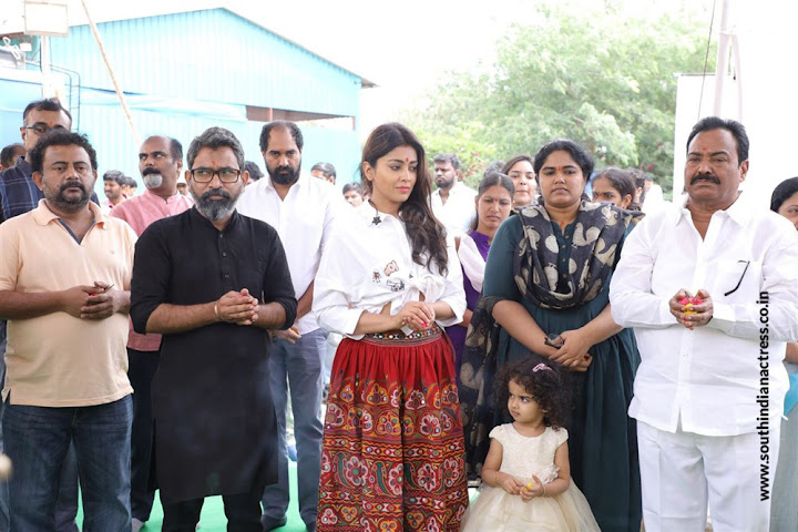 Shriya Saran stills at New Movie Opening