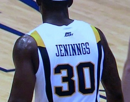 Brandon Jennings  Misspelled Jersey. How many N's and where!