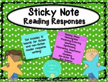 Sticky Note Reading Responses