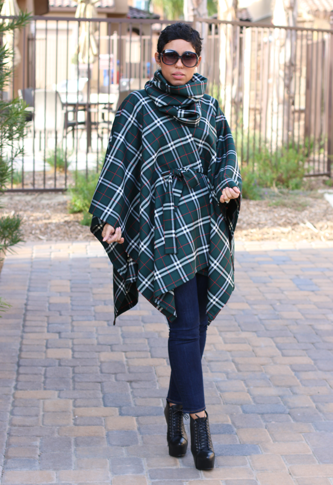 DIY Belted Poncho & Removable Neck Warmer + Pattern Review |Fashion ...
