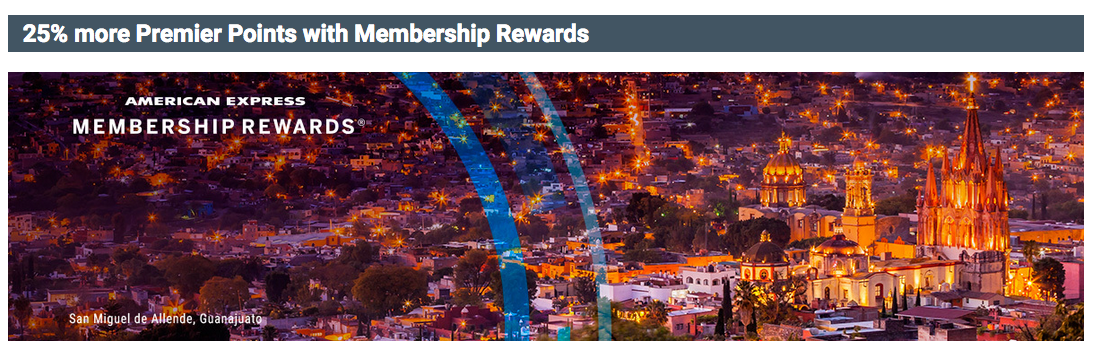 Frequent Flyer Bonuses 25 Bonus Aeromexico Club Premier Points 25 Bonus Aeromexico Club Premier Points When You Convert Amex Membership Rewards Us Only