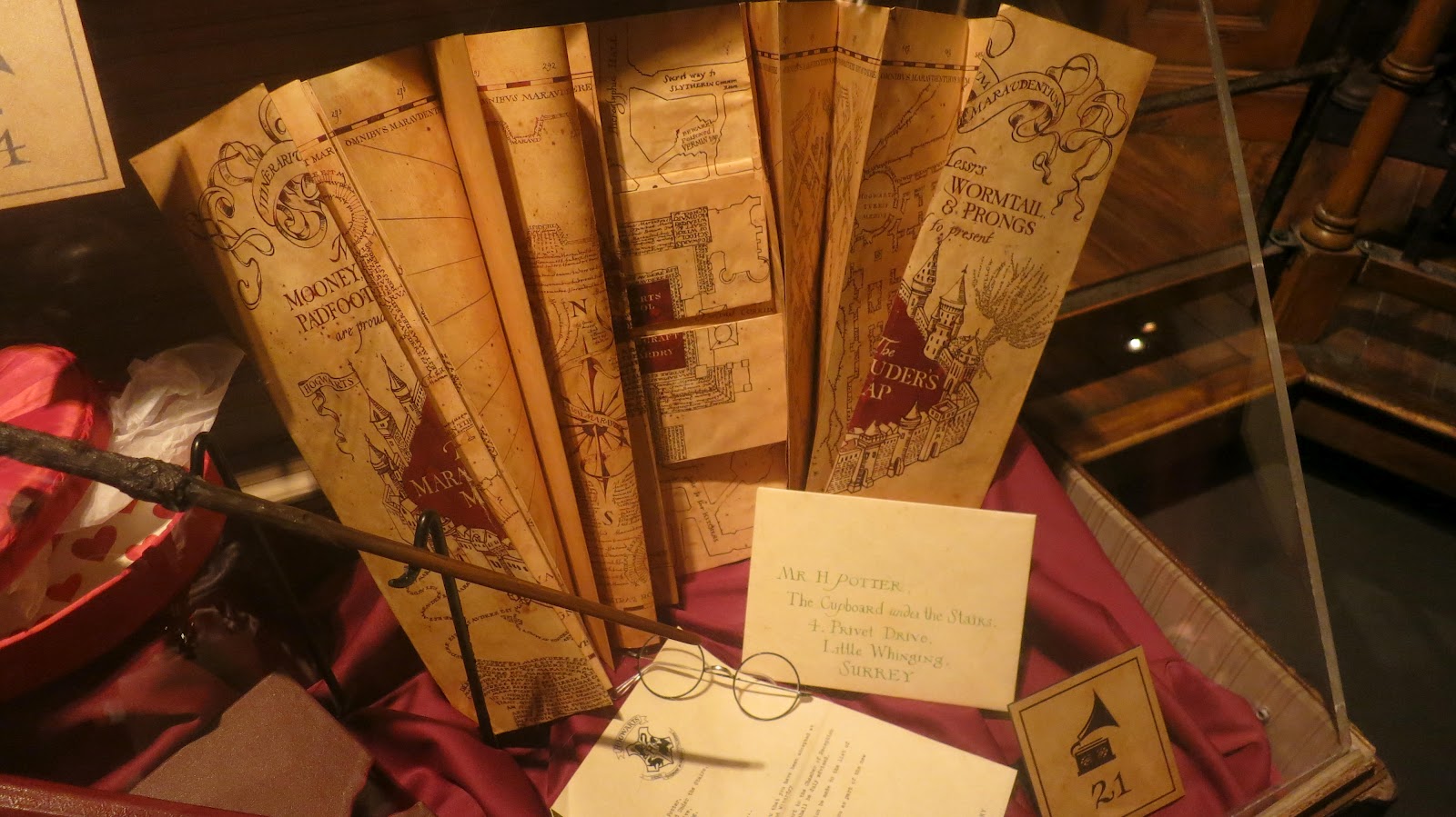 Marauder's Map at Harry Potter: The Exhibition
