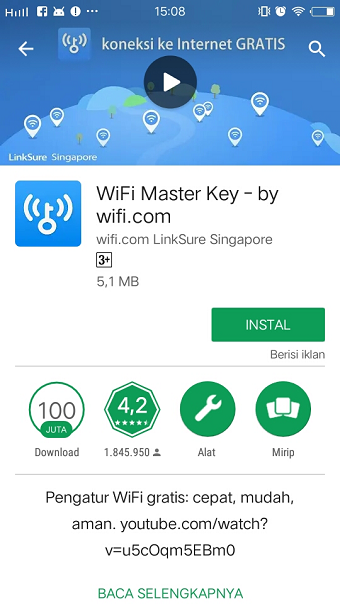 Cara menggunakan Wi-Fi Master Key untuk internet gratis Cara menggunakan Wi-Fi Master Key untuk internet gratis