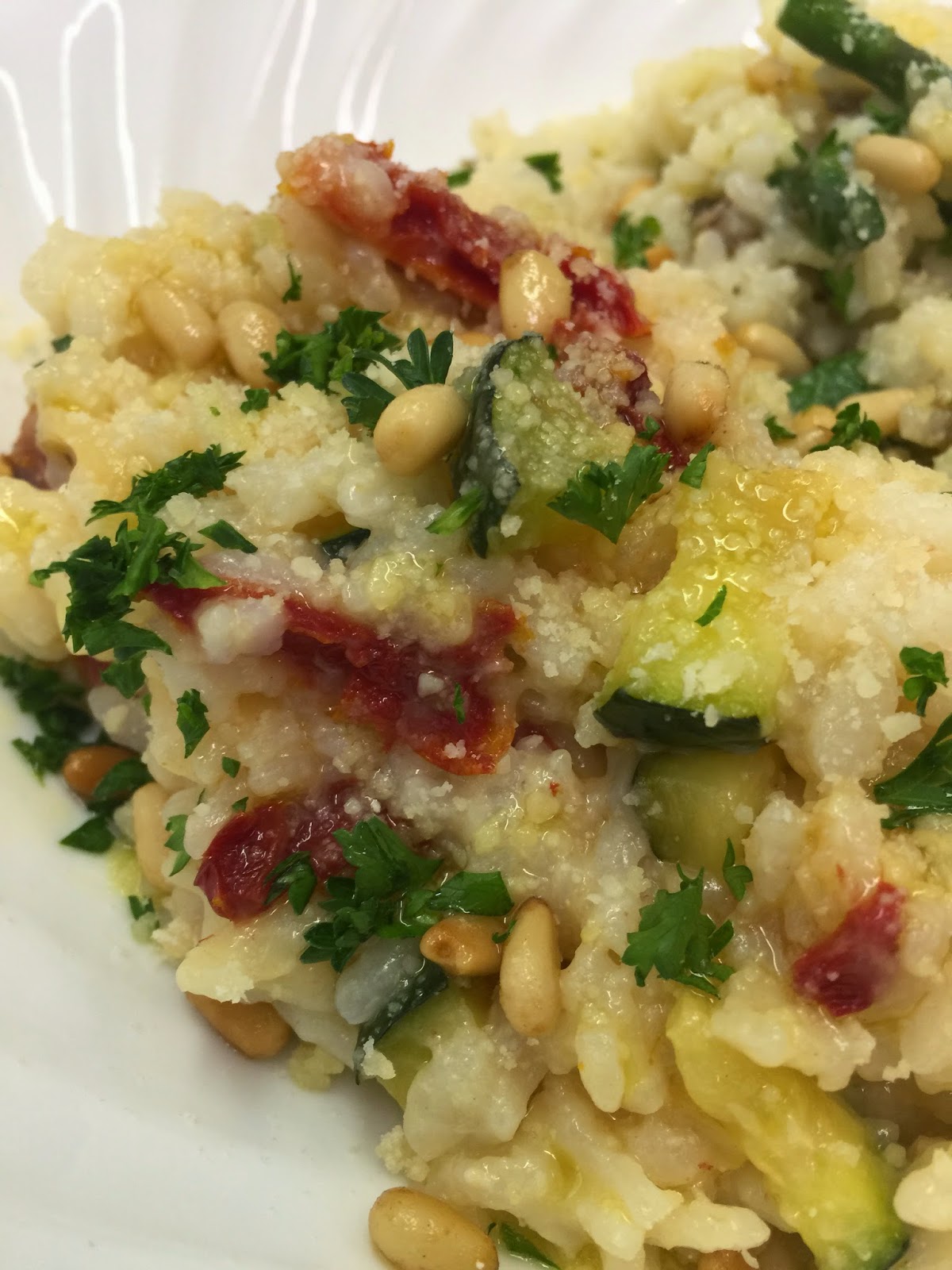 Recipe Risotto with Zucchini and Sundried Tomatoes