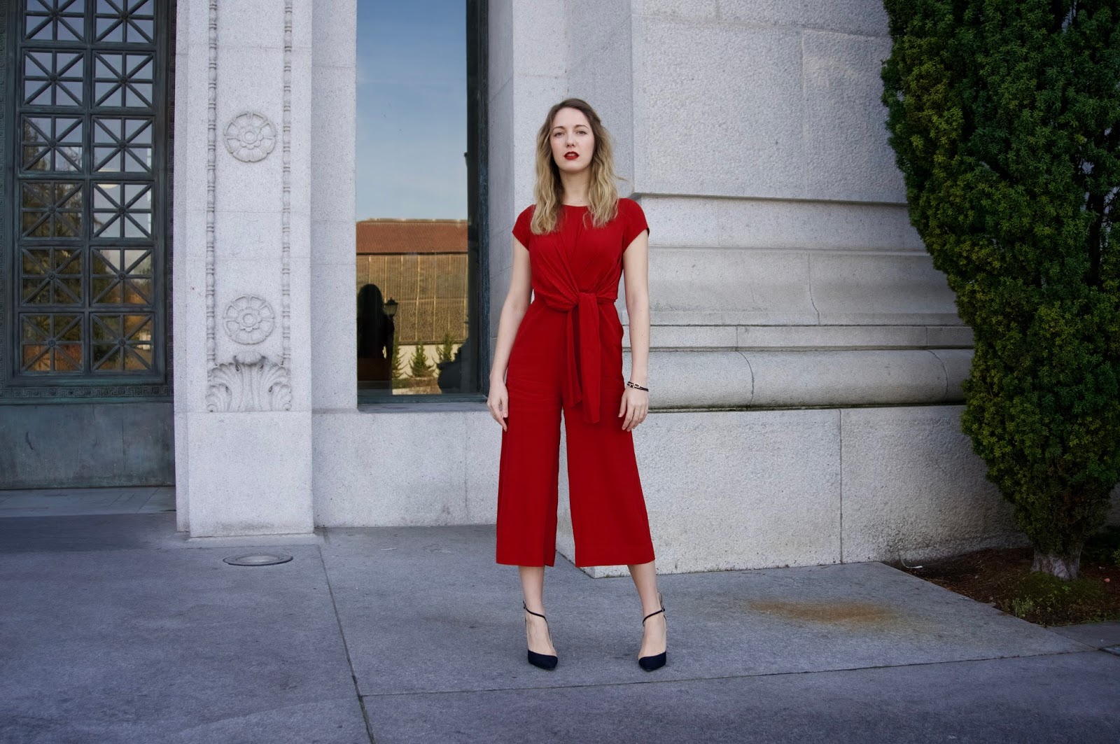 Wrapped In Red - Holiday Outfit - www.greysuede.com Wrapped In Red - Holiday Outfit - www.greysuede.com