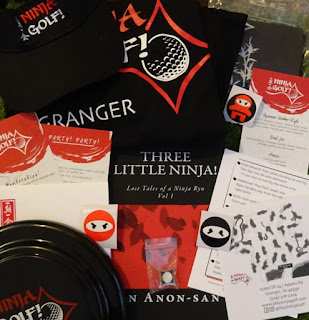 A whole host of Ninja Golf merch! A whole host of Ninja Golf merch!