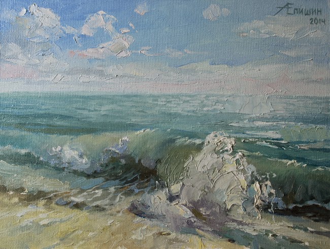 "Художественная мастерская Алексея Епишина": Мастер-класс: "Пишем море ...