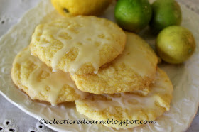 Eclectic Red Barn: Lemon-Lime Cornbread Cookies