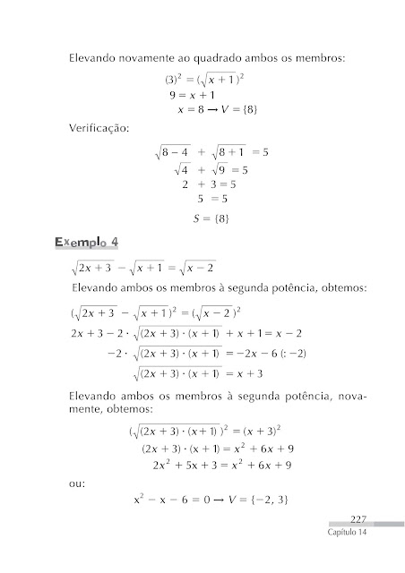 Equações Irracionais