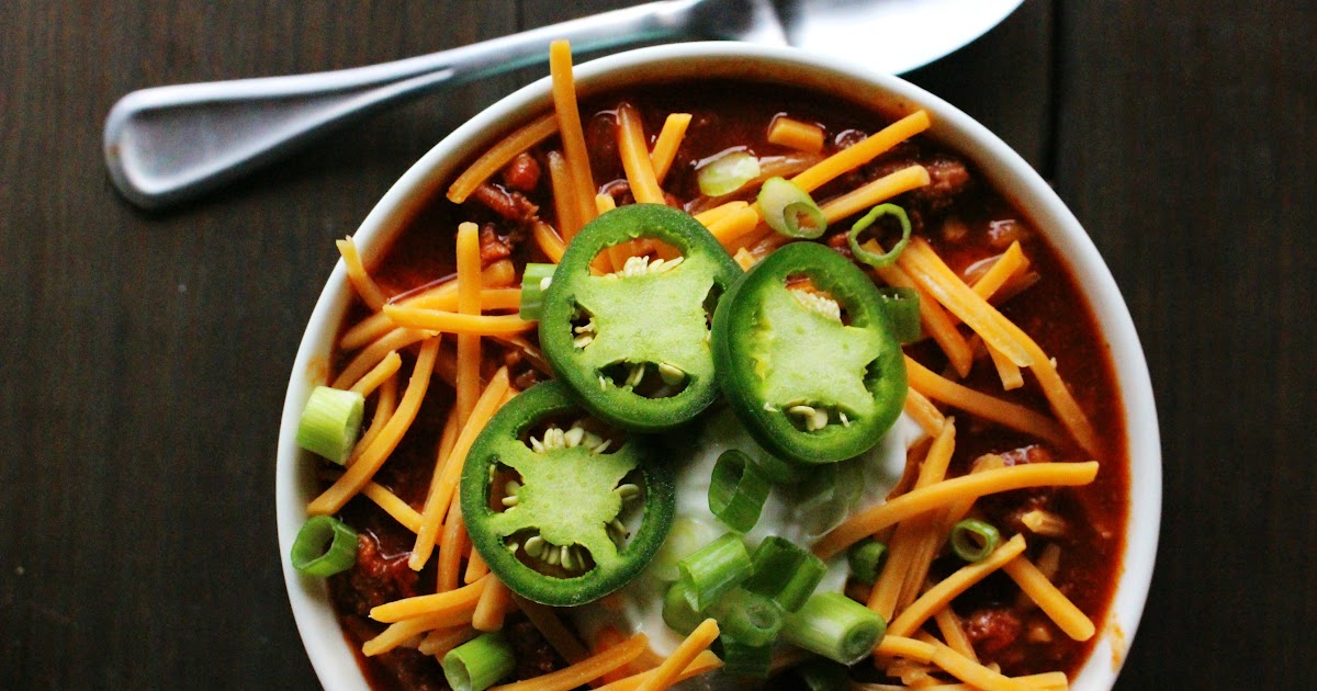 PB+J Babes We Eat crock pot beer chili