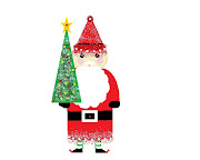 Click on Santa to go to my Christmas Blog