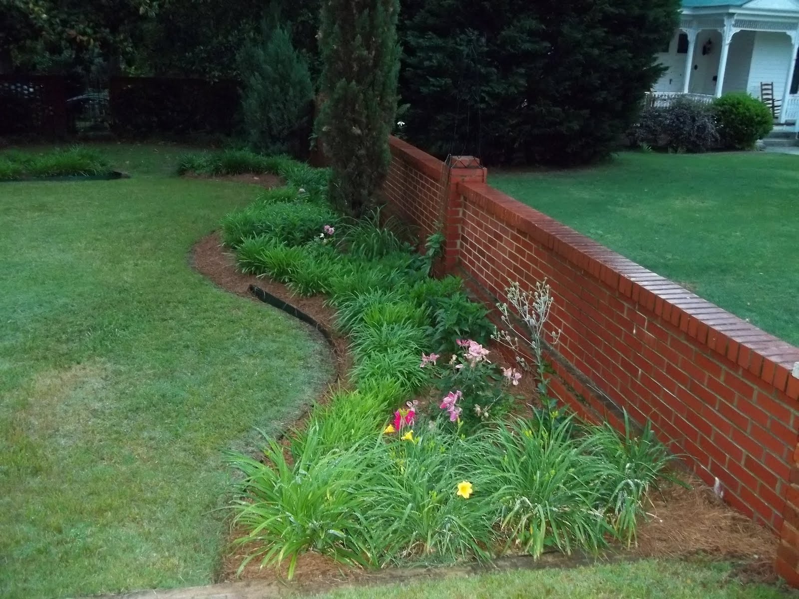 Pinewood Cottage Garden Sunny Border in early May