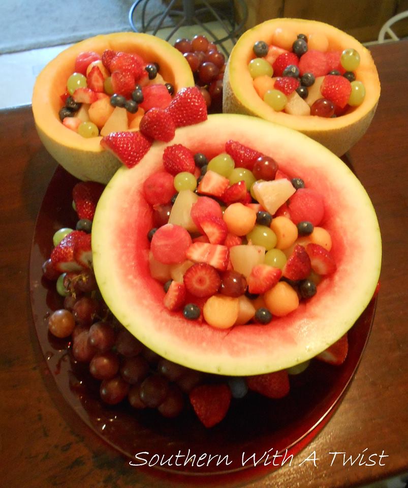mouse minnie disney mickey birthday inspired fruit treats shower 1st watermelon plus bowls delight 2nd theme clubhouse inner kid parties