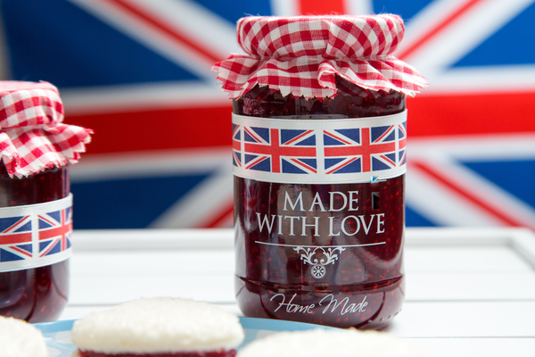 Long Life Raspberry And Bergamot Jam With Love From Friends of Glass Long Life Raspberry And Bergamot Jam With Love From Friends of Glass