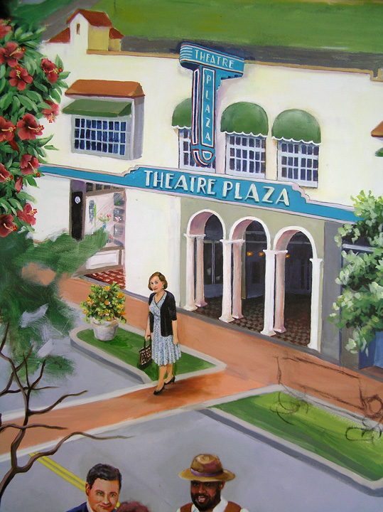 Vero Beach Mural January 23rd, our 56th Vero Beach Mural Painting Session