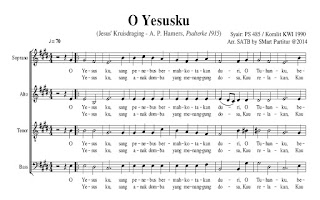O YESUSKU - SATB Vocal Score