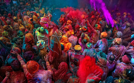 Coco, meet Shonel: holi-the indian festival of colour..