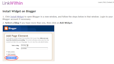 Como crear artículos relacionados con imágenes en blogger