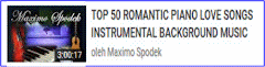 TOP 50 ROMANTIC PIANO LOVE SONGS INSTRUMENTAL BACKGROUND MUSIC