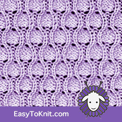 Textured Knitting 15: Cocoon | Easy to knit #knittingstitches #knittingpattern