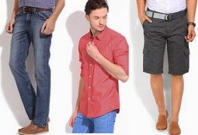 Men's Branded Clothing : Get 25% Extra Discount on regular Sale Price