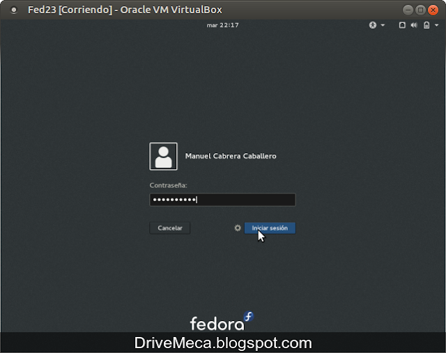 DriveMeca instalando Linux Fedora Workstation 23 paso a paso DriveMeca instalando Linux Fedora Workstation 23 paso a paso