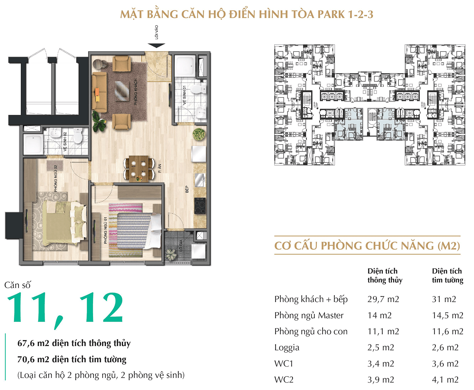 Thiết kế chi tiết mặt bằng căn hộ tòa Park 1,2,3 - Eurowindow River Park Thiết kế chi tiết mặt bằng căn hộ tòa Park 1,2,3 - Eurowindow River Park