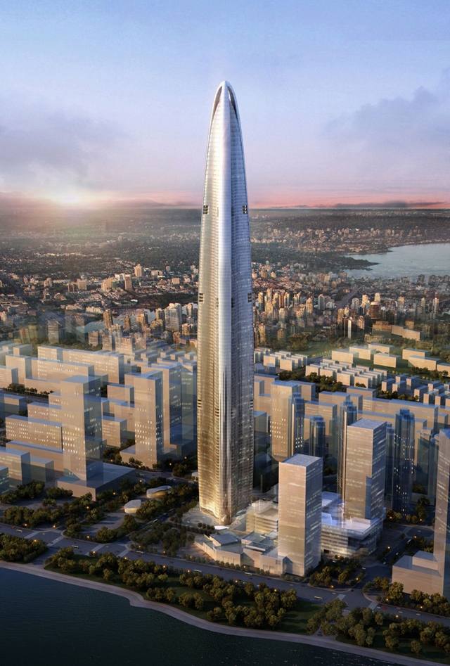 World Of Architecture Greenland Center By Adrian Smith