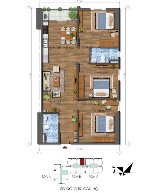Căn 06 tòa B Ecolife Tây Hồ Căn 06 tòa B Ecolife Tây Hồ