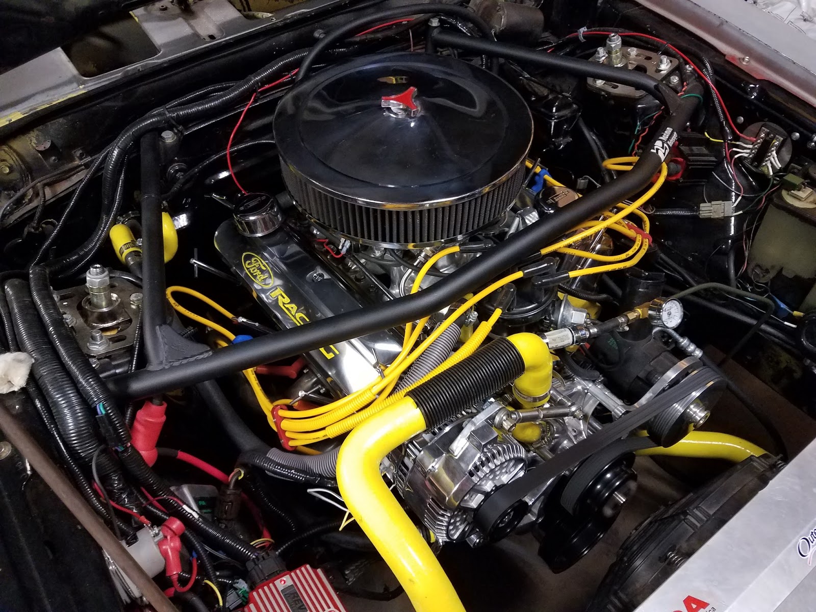 Fox Body Mustang Restoration Ford Racing Slant Edge Valve Covers