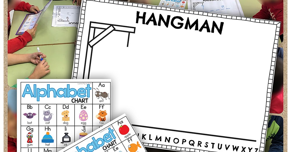 Central Pencil Hangman template + ABC Songs