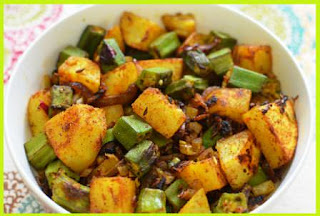 Aloo Bhindi Fry Recipe