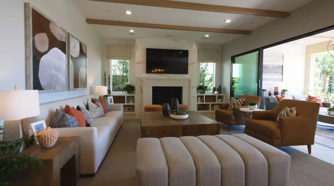 33 Interior Design Photos vs. Toll Brothers Porter Ranch, CA Harwood Model Home Tour