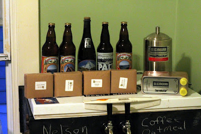 So much good beer and equipment, plus some Cascades from Indie Hops!