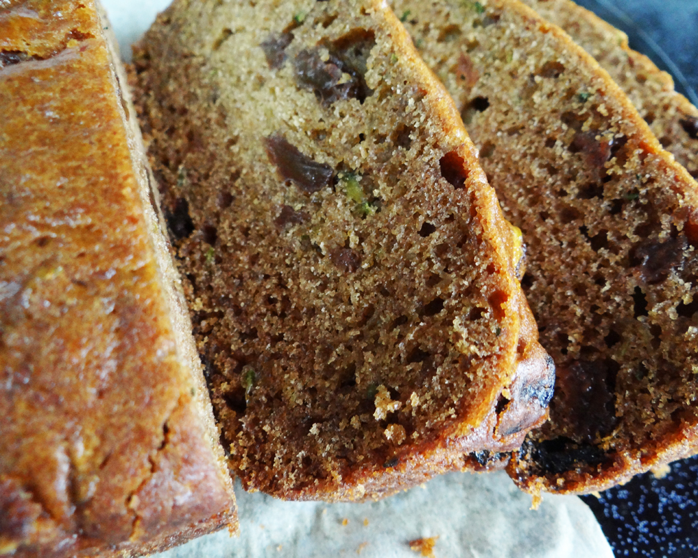 Zucchini tea cake (Vegan MoFo)